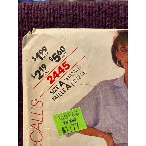 McCalls 2445 top pants sewing pattern sz 10 12 14 - Picture 2 of 5